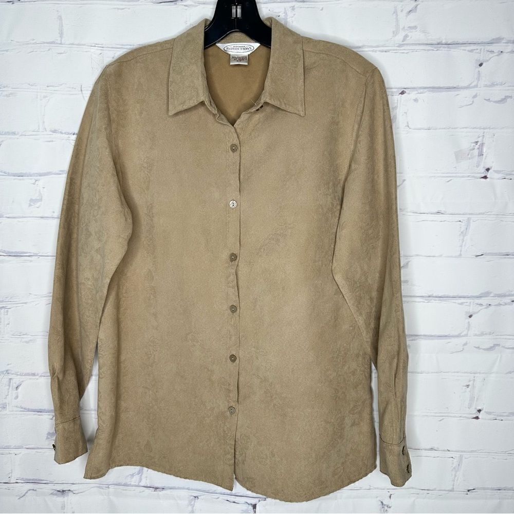 Northern Reflections tan size small top‎